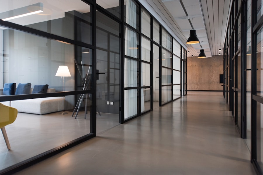 Devanture de l'agence immobilière
